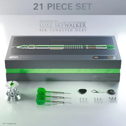 Target Star Wars Luke Skywalker "Jedi Knight" Lightsaber First Edition 95% Tungsten Steel Tip Dart Set