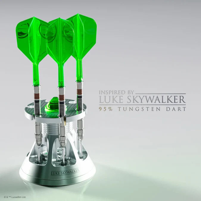 Target Star Wars Luke Skywalker "Jedi Knight" Lightsaber First Edition 95% Tungsten Steel Tip Dart Set