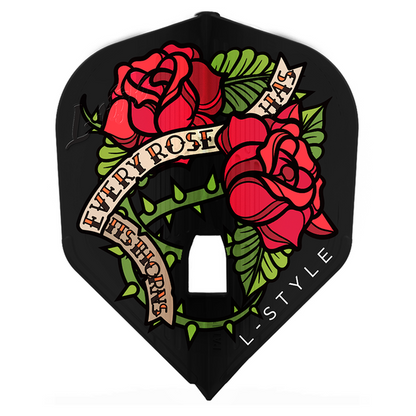 L-Style L3PRO KAMI Shape Lisa Ashton Black Flights