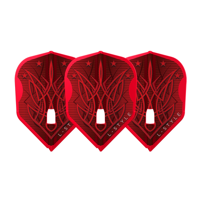 L-Style L3PRO Lisa Ashton V3 Red Flights