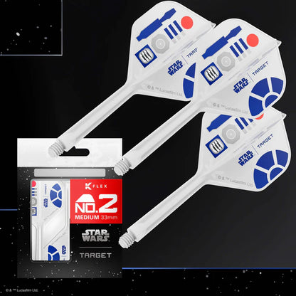 Target Star Wars™ K-Flex R2-D2 No2 Dart Flights