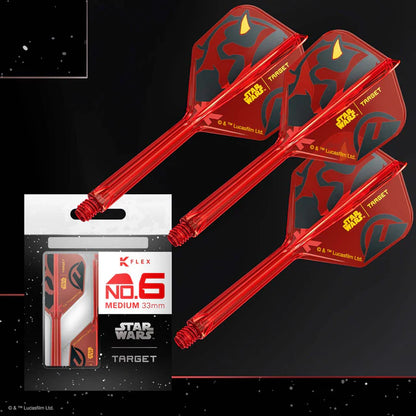 Target Star Wars™ K-Flex Darth Maul No6 Dart Flights