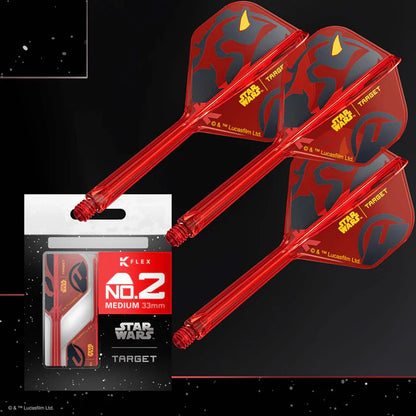 Target Star Wars™ K-Flex Darth Maul No2 Dart Flights