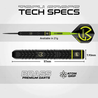 Winmau MVG SE Brass Steel Tip Dart Set
