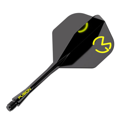Winmau Fusion MVG Black & Green No2 Integrated Flight & Shaft