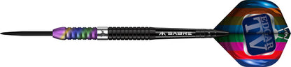 Mission Matthew Edgar Black PVD & Coral Darts 90% Tungsten Steel Tip Dart Set