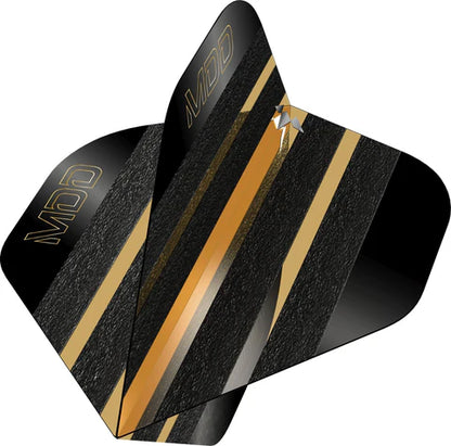 Mission Mike De Decker Black & Gold 100 Micron No2 Dart Flights