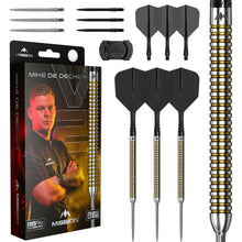 Mission Mike De Decker V2 Silver & Gold R2.5 95% Tungsten Steel Tip Dart Set