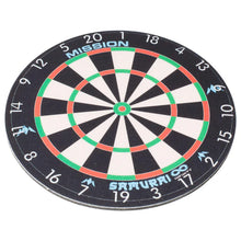 Mission Dartboard Rubber Fabric Coasters (pack 2)