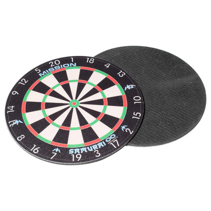 Mission Dartboard Rubber Fabric Coasters (pack 2)