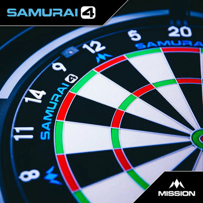 Mission Samurai 4 White Edition Dartboard