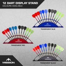 Mission Station 12 Black Acrylic Darts Display Arc