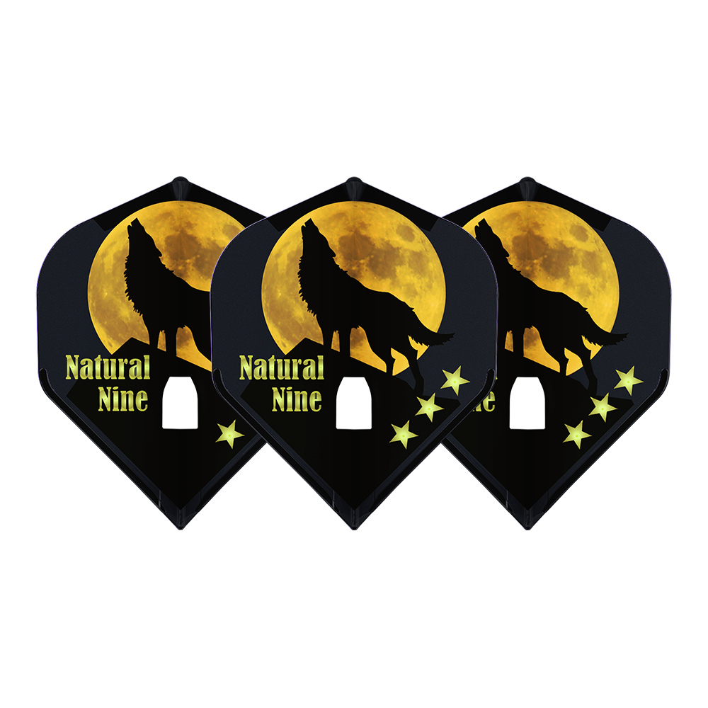 L-Style L1PRO Natural 9 Maverick Black Flights