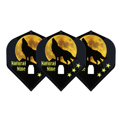 L-Style L1PRO Natural 9 Maverick Black Flights