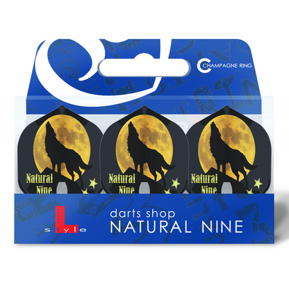 L-Style L1PRO Natural 9 Maverick Black Flights