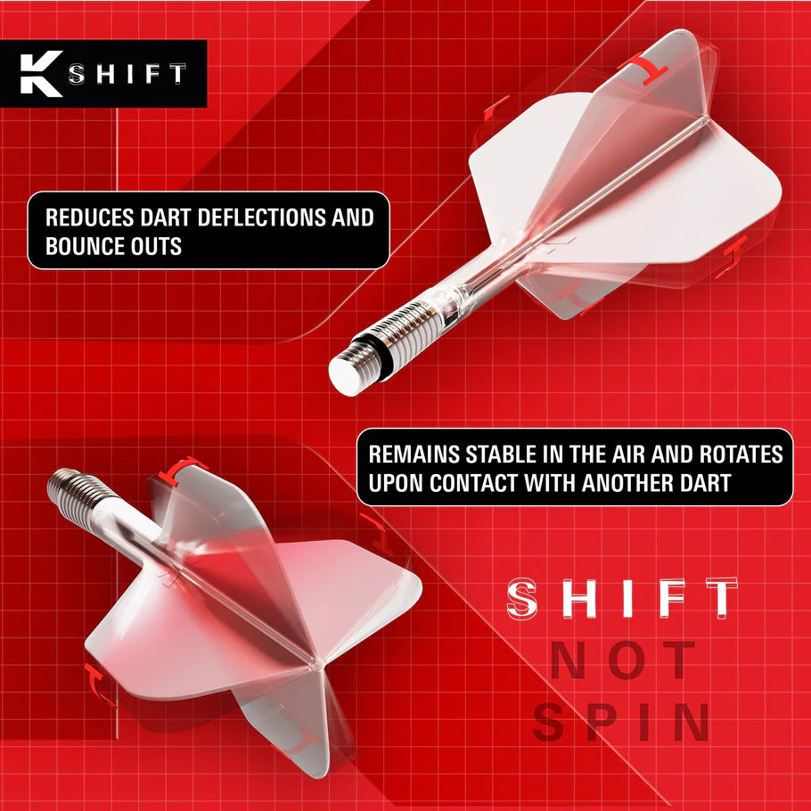 Target K-Shift Clear No6 Spinning Integrated Flight & Shaft