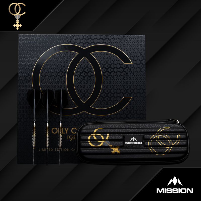 Mission Olly Croft OBE Limited Edition Commemorative 95% Tungsten Steel Tip Dart Set
