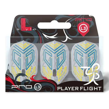 L-Style L3PRO Oskar Lukasiak Clear White Flights