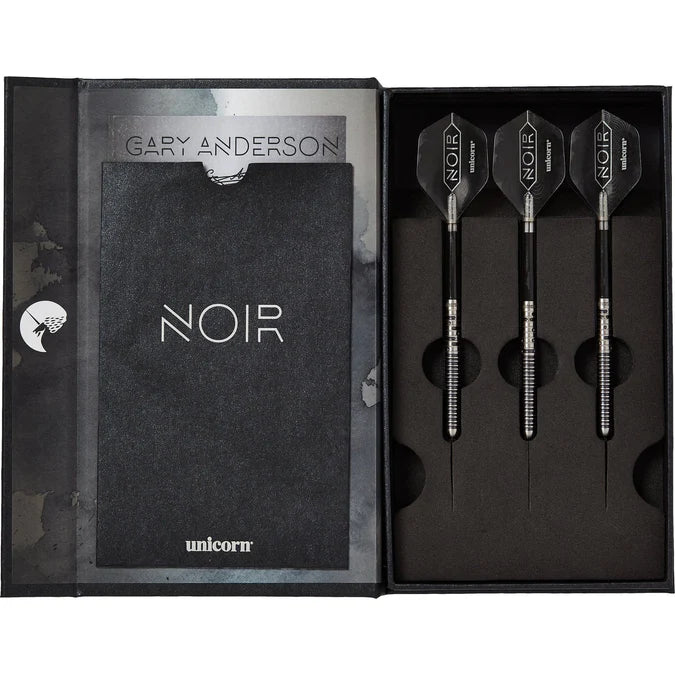 Unicorn Gary Anderson Noir Phase 5 90% Tungsten Steel Tip Dart Set