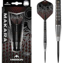 Mission Makara Darts Graphite PVD Black M2 90% Tungsten Steel Tip Dart Set