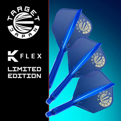 Target Japan K-Flex Blue Logo No6 Dart Flights