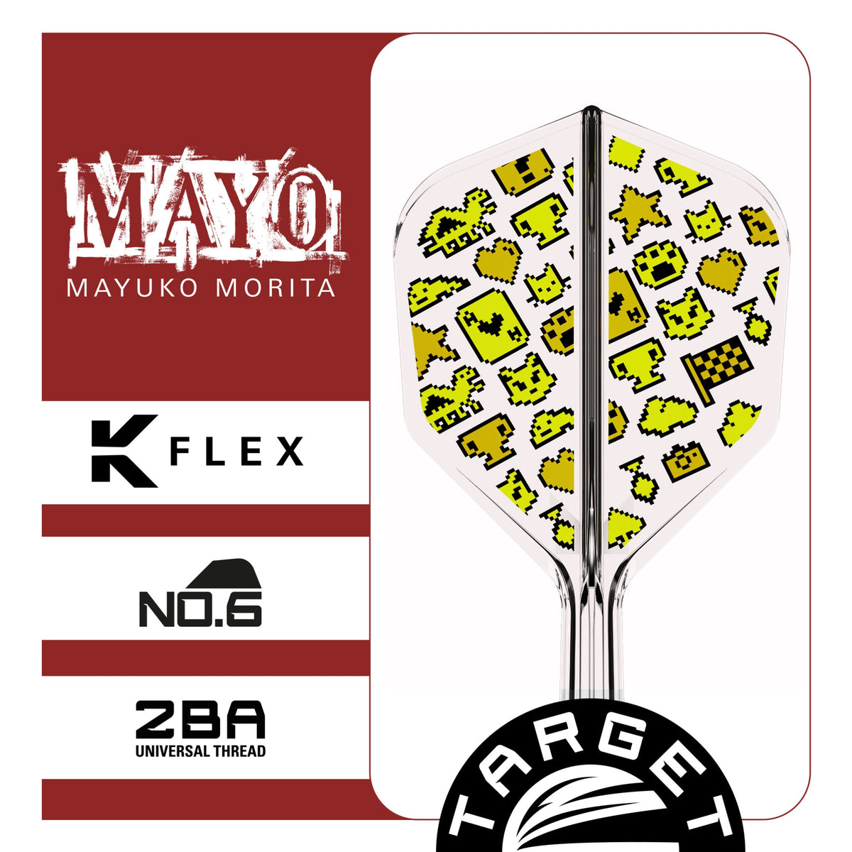 Target Japan K-Flex Mayuko Morita Mayo No6 Dart Flights
