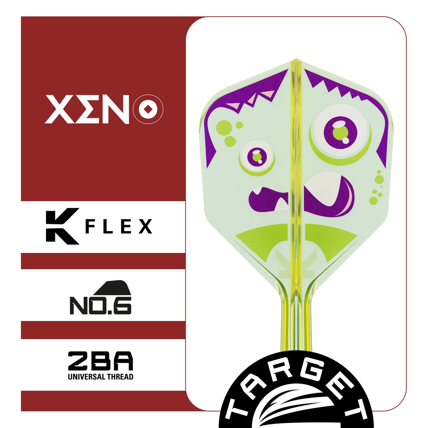 Target Japan K-Flex Motomu Sakai 'Xeno' No6 Dart Flights