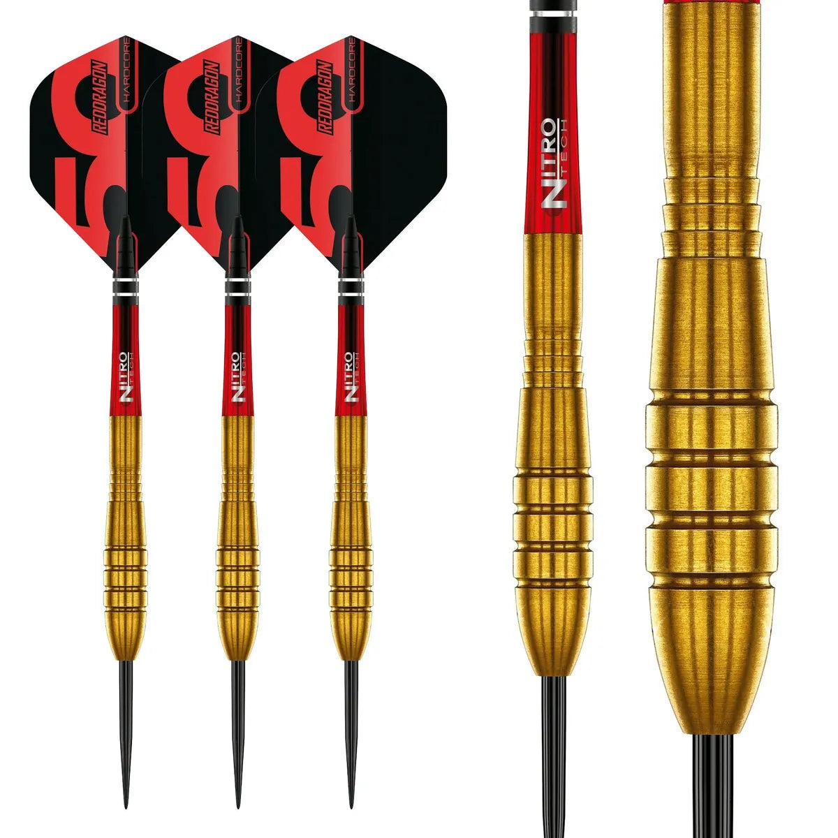 Red Dragon Golden Virgin 5 90% Tungsten Steel Tip Dart Set