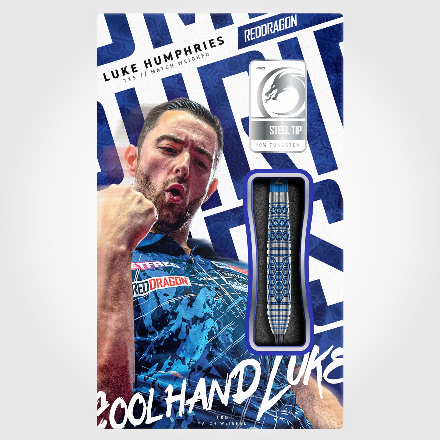 Red Dragon Luke Humphries TX5 90% Tungsten Steel Tip Dart Set