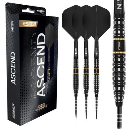 Red Dragon Ascend Tapered 90% Tungsten Steel Tip Dart Set