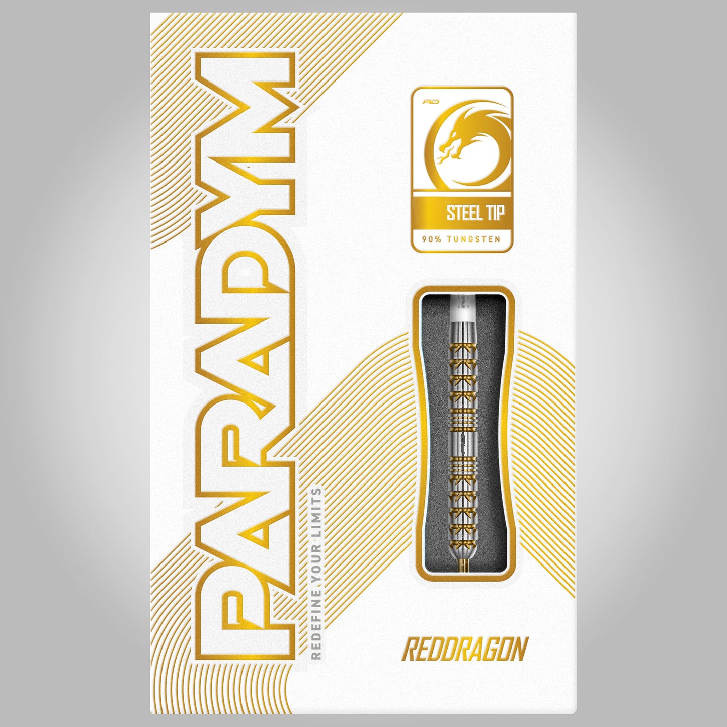 Red Dragon Paradym Gold Parallel 90% Tungsten Steel Tip Dart Set