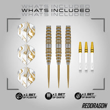 Red Dragon Paradym Gold Torpedo 90% Tungsten Steel Tip Dart Set