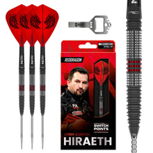 Red Dragon Jonny Clayton Hiraeth Switch Point Steel Tip Dart Set