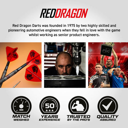 Red Dragon Jonny Clayton Hiraeth Switch Point Steel Tip Dart Set
