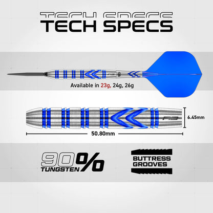 Red Dragon Gerwyn Price Original Switch Point Steel Tip Dart Set