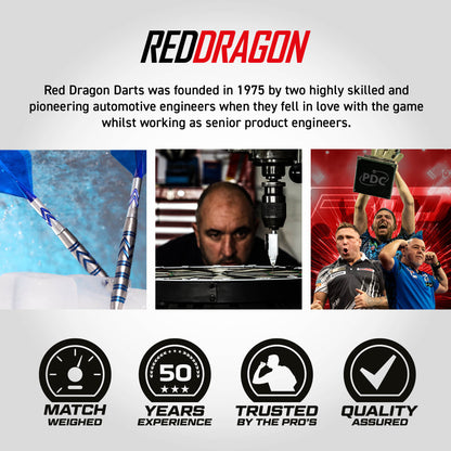 Red Dragon Gerwyn Price Original Switch Point Steel Tip Dart Set
