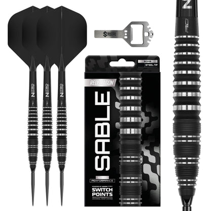 Red Dragon Sable Bomb Steel Tip Dart Set