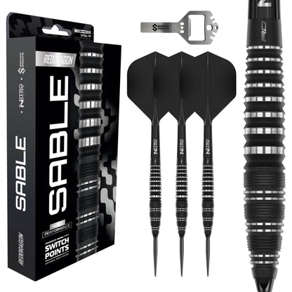 Red Dragon Sable Bomb Steel Tip Dart Set