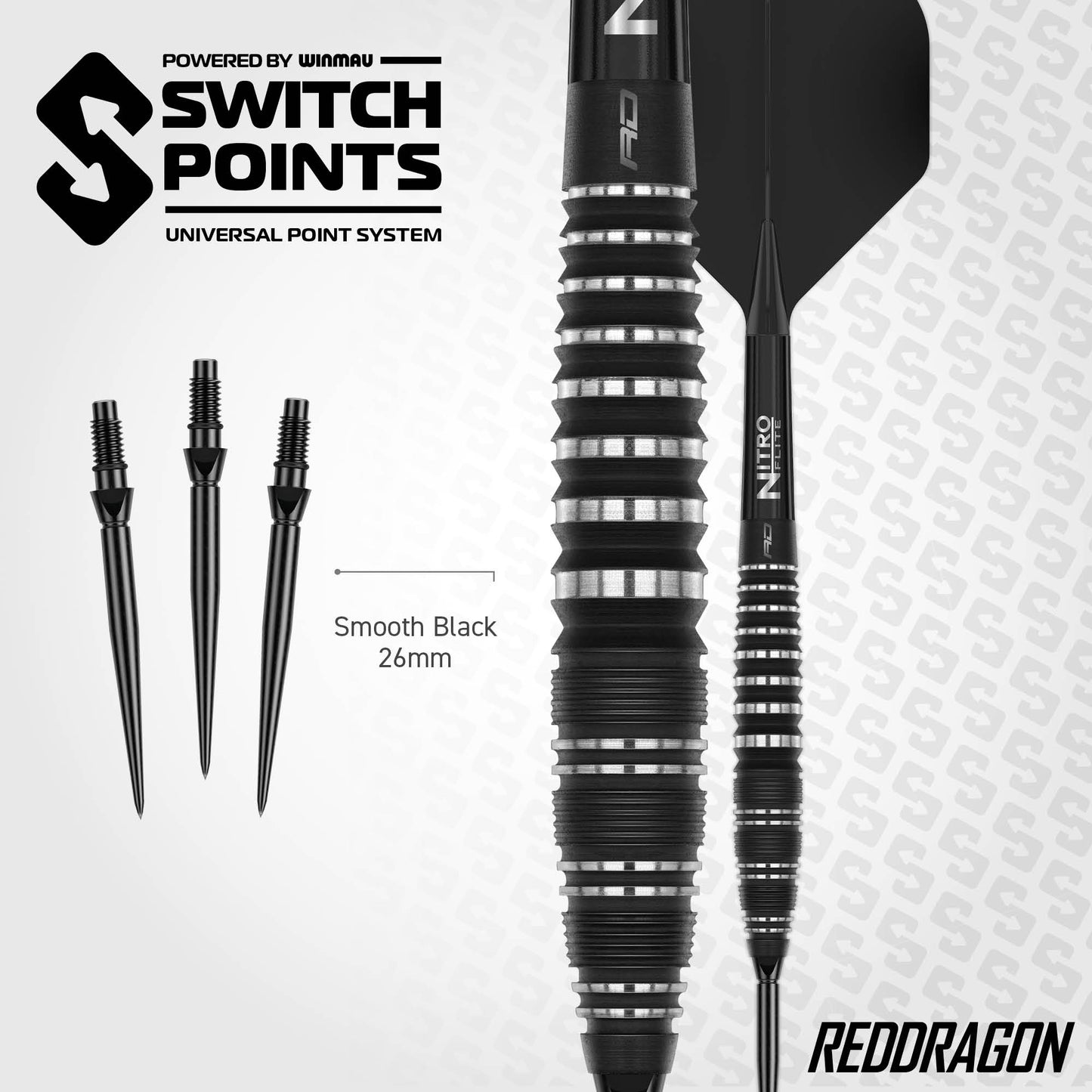 Red Dragon Sable Bomb Steel Tip Dart Set