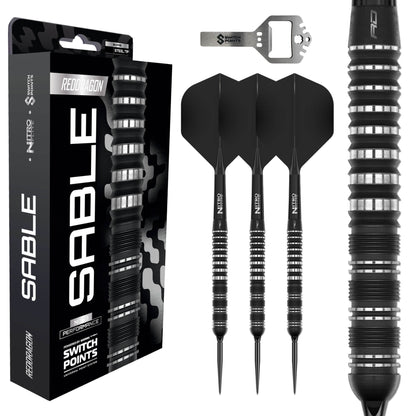 Red Dragon Sable Parallel SP Steel Tip Dart Set