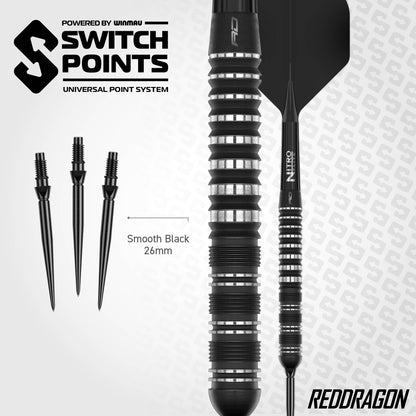 Red Dragon Sable Parallel SP Steel Tip Dart Set