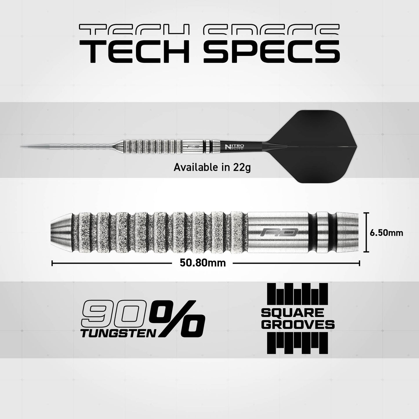 Red Dragon Gian Van Veen Tour Switch Point Steel Tip Dart Set