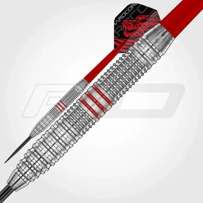Red Dragon Jonny Clayton Brass Steel Tip Dart Set