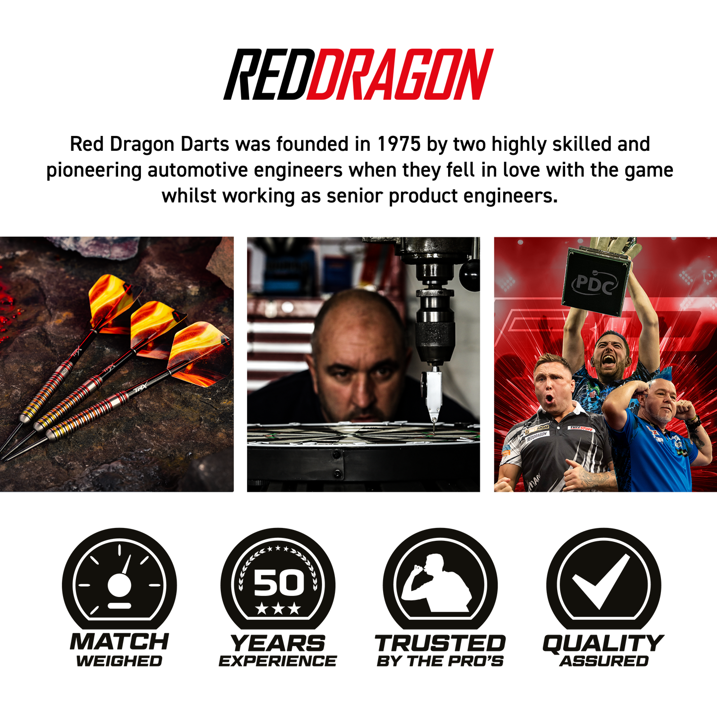 Red Dragon Furnace 90% Tungsten Core Steel Tip Dart Set