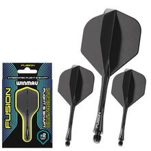 Winmau Fusion Black No2 Integrated Flight & Shaft