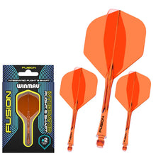 Winmau Fusion Neon Orange No2 Integrated Flight & Shaft