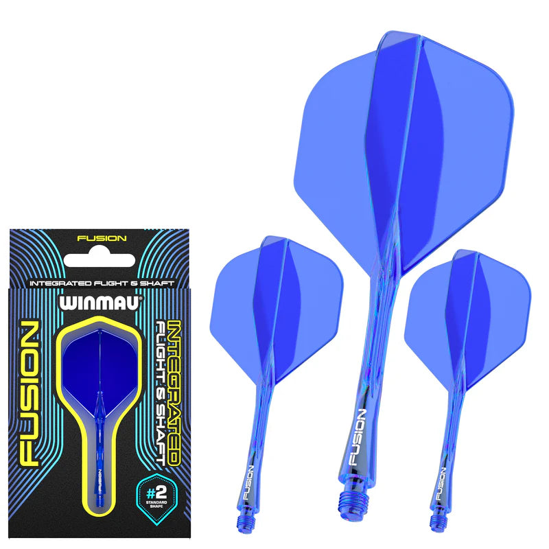 Winmau Fusion Blue No2 Integrated Flight & Shaft
