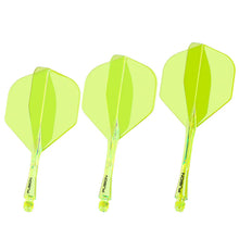 Winmau Fusion Neon Yellow No2 Integrated Flight & Shaft