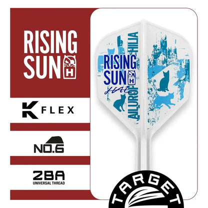 Target Japan K-Flex Haruki Muramatsu Rising Sun Blue No6 Dart Flights
