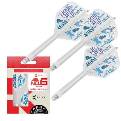 Target Japan K-Flex Haruki Muramatsu Rising Sun Blue No6 Dart Flights